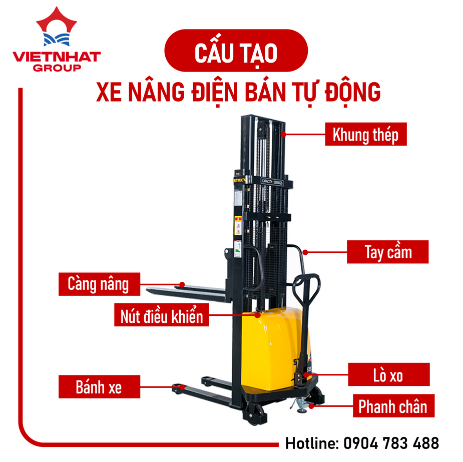 Xe Nâng bán tự động