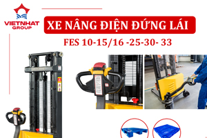 xe nâng điện đứng lái